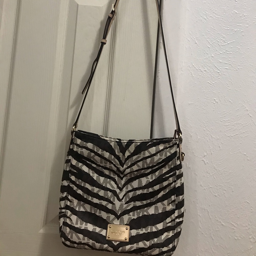 Tiger print MK crossbody